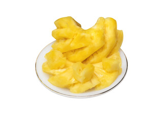 Pineapple on white background