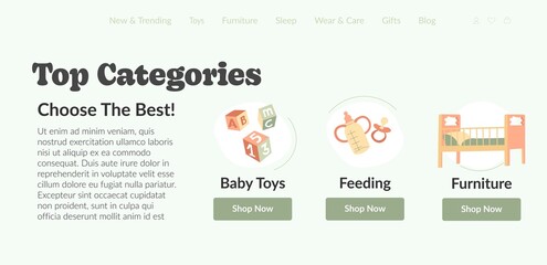 Top categories, choose best baby toys furniture