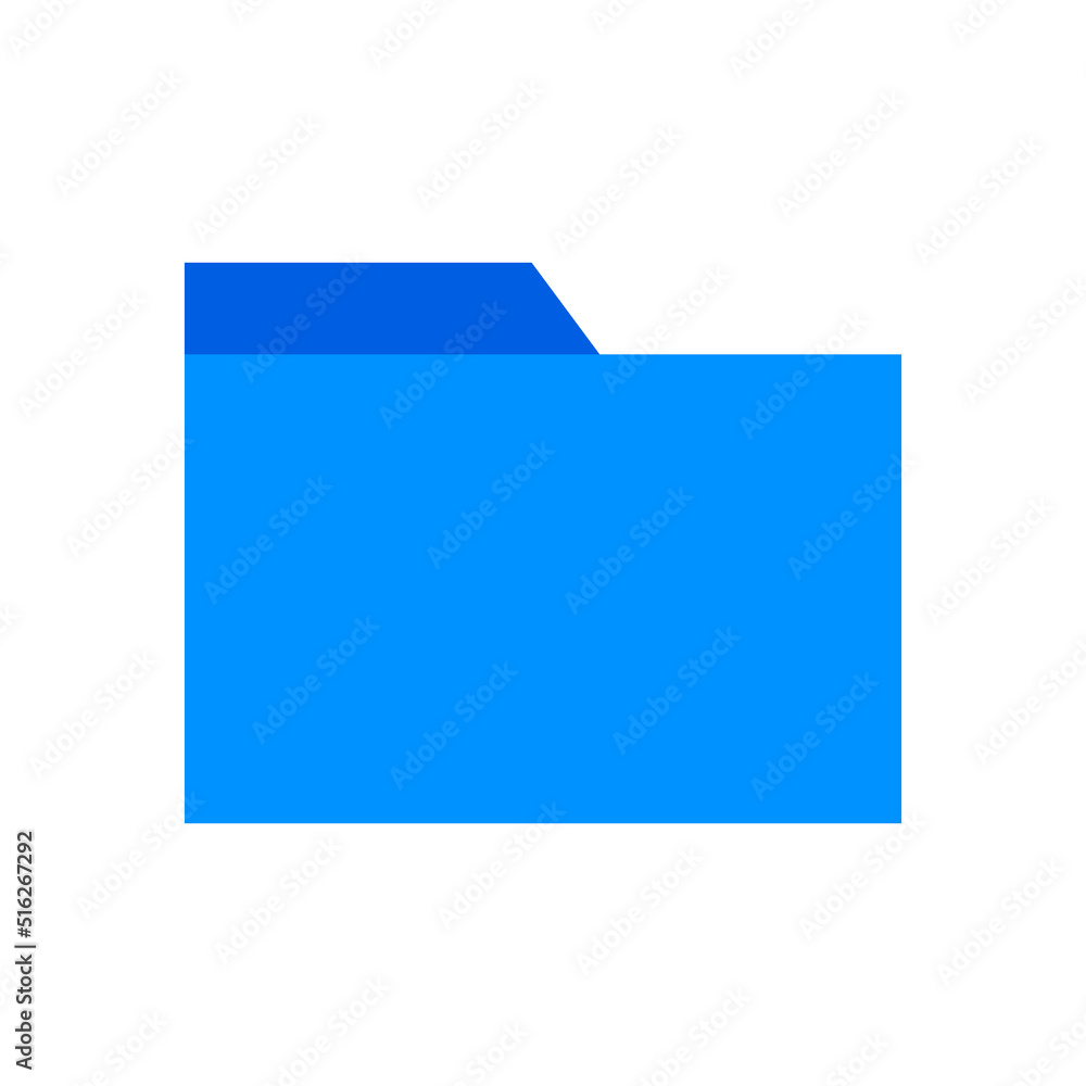 Poster blue computer file icon. file organization. vector.