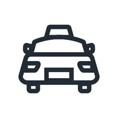Cab information icon. Cab stand. Vector.