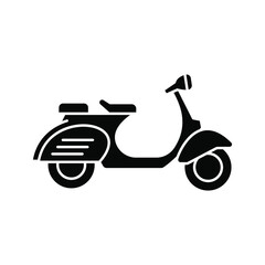 Motorcycle icon. transport sign. vector illustration