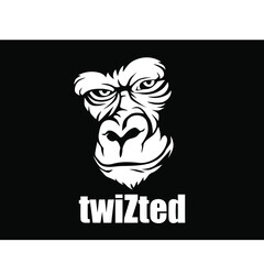 monkey logo design vector