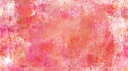 Red paint splashes. Abstract color texture. Multicolor bright background. Modern pattern. Illustration for graphic design, banner, poster.