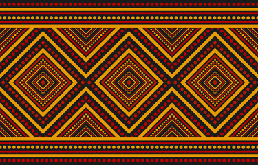 Beautiful carpet Aztec art. Geometric ethnic seamless pattern in tribal. American, Mexican style. Design for background, wallpaper, illustration, fabric, clothing, carpet, textile, batik, embroidery.