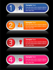 modern text box template, infographics banner 
