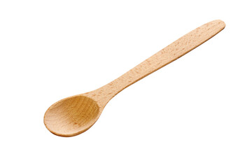 Small wooden spoon, cut out, photo stacking
