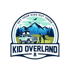 mountain car logo design vector © askha