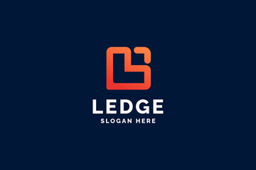 Fototapeta premium Initial letter L logo design vector illustration.
