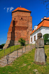 Ruins of a Gothic duke's castle from the 15th century. Liw, Masovian Voivodeship, Poland.