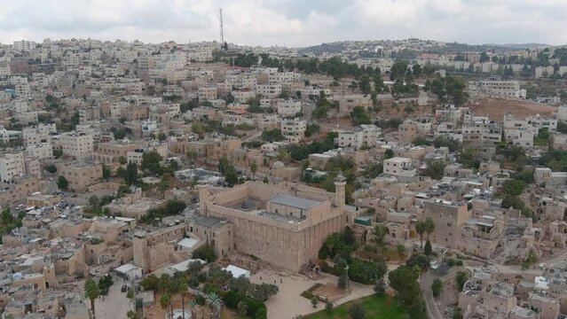 Hebron city aerial view and Cave of the Patriarchs, israel

Aerial view from Israel Hebron City Cave of the Patriarchs, 2022


