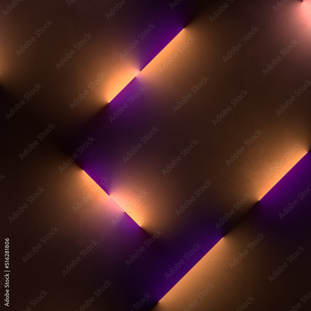 Aufkleber pattern of glowing neon stripes. modern abstract background. 3d rendering digital illustration