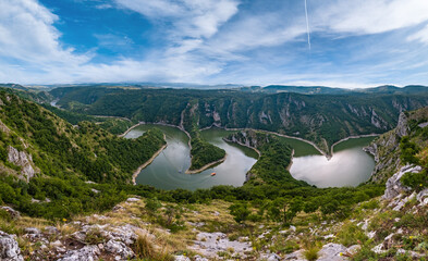 Meanders of the Uvac River, Serbia.