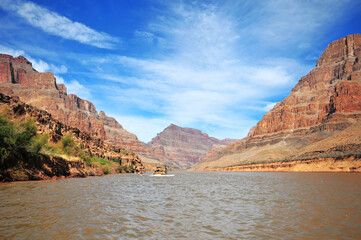 the Colorado River in the Grand Canyon, Arizona, USA