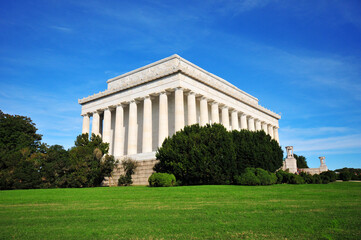 the Lincoln Memorial in Washington DC, USA