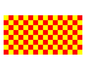 red and yellow geometric banner illustration background.