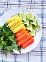 fresh vegetable salad