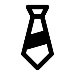tie glyph icon
