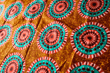 traditional Shweshwe South African Fabric - obrazy, fototapety, plakaty