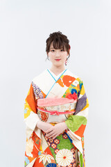 着物を着た女性