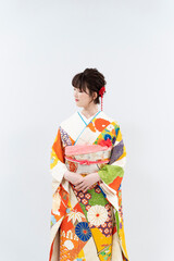 Fototapeta premium 着物を着た女性