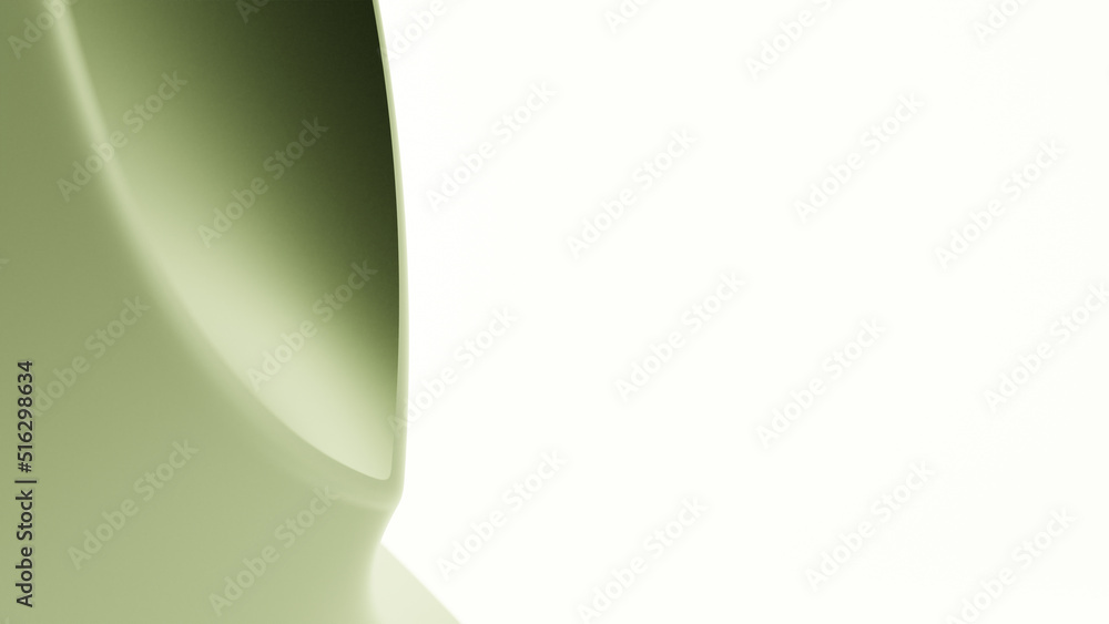 Poster abstract colorful background with waving geometry. 3d render - illustration