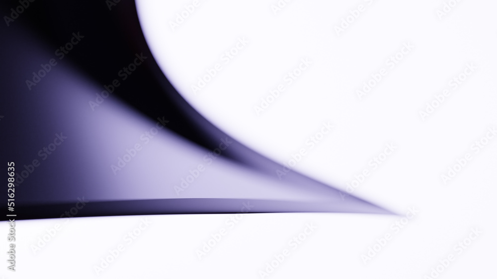 Poster abstract colorful background with waving geometry. 3d render - illustration