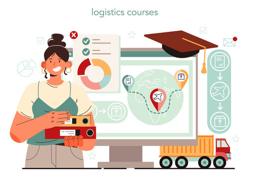 Logistic and delivery service online service or platform