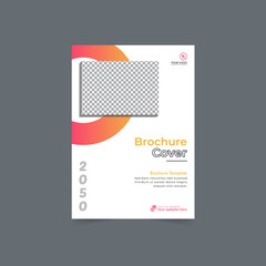 Business brochure cover annual report cover, book cover or flyer design. Leaflet presentation. Catalog with Abstract geometric background. Modern publication poster magazine, layout, template,