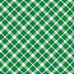 Green white plaid classic fashion pattern