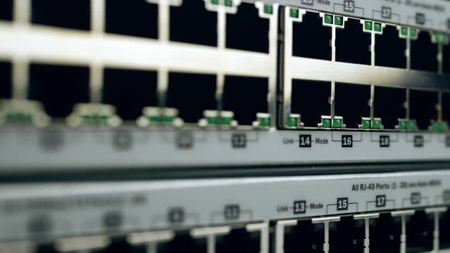 Computer network Ethernet switch ports 
