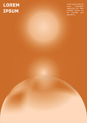 Vector Gradient Colorful Cover. Holographic Abstract Background Poster Design Template.