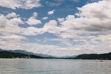 view of the lake Woerthersee