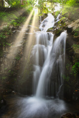 Obraz premium The Todtnau Waterfall in the Black Forest in Germany.