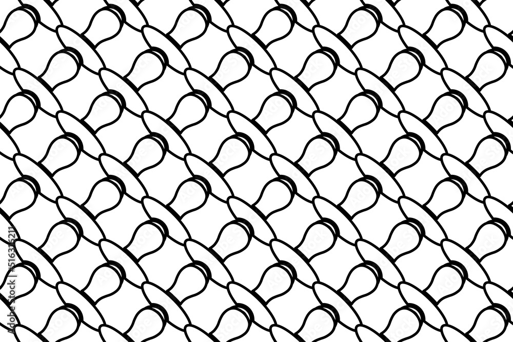 Poster seamless pattern completely filled with outlines of nipple symbols. elements are evenly spaced. vect