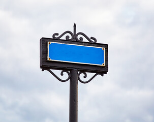 old metal signpost