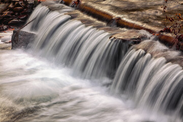 Fragment of the mountain river.