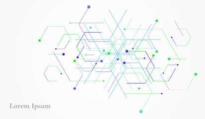 幾何学 抽象 青 緑 科学 背景