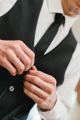 close up of business people shaking hands