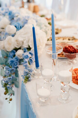wedding table set for wedding