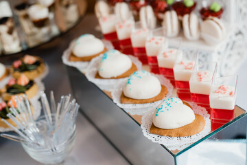 canape with salmon and cheese