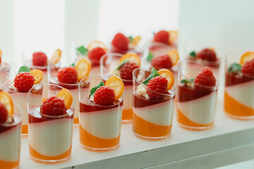 fruit salad with yogurt