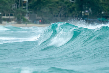 spiral wave in monsoon season Andaman sea of Phuket