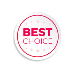 Best Choice Sticker for Shopping Advertising