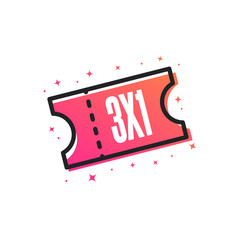 3X1, Buy 1 Get 3 Coupon for Shopping Advertising	