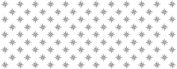 illustration of vector background with gray colored compass rose pattern © agrus