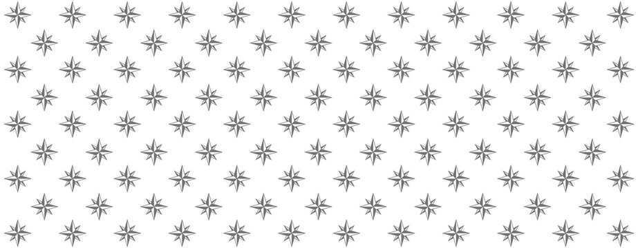 illustration of vector background with gray colored compass rose pattern