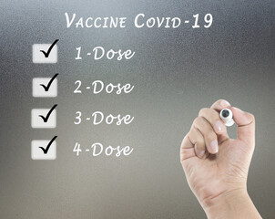 Vaccine Covid-19 with dose amount choice