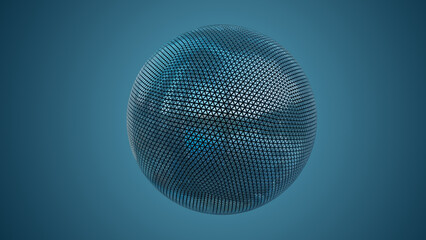 3d Render Geometry Sphere