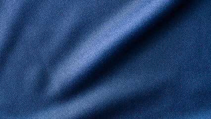 Naklejka na ściany i meble blue fabric cloth background texture