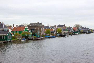 Fototapeta na wymiar Zaanse Schans in the Netherlands